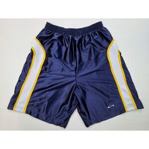 Vintage Oakley Dazzle Basketball Shorts Blue Gold White Smooth Feel XL Fitness‎